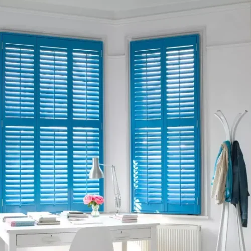 reading-room-shutter-window full height blue shutters
